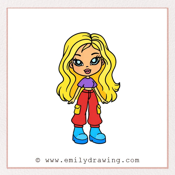 Preview of Bratz Doll drawing